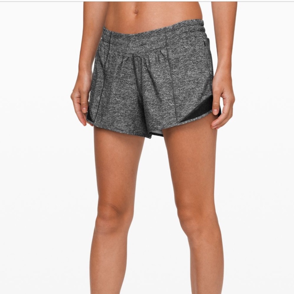grey lululemon hotty hot shorts